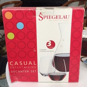 Spiegelau Decanter set for wine, whiskey